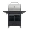 Propane Grill 4 Burner Barbecue Grill Stainless Steel Gas Grill with Side Burner, 46,500 BTU Outdoor Cooking, Patio, Garden Barbecue Grill