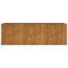 Garden Raised Bed 47.2"x15.7"x15.7" Corten Steel