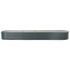 Garden Raised Bed 157.5"x31.5"x17.3" Galvanized Steel Gray